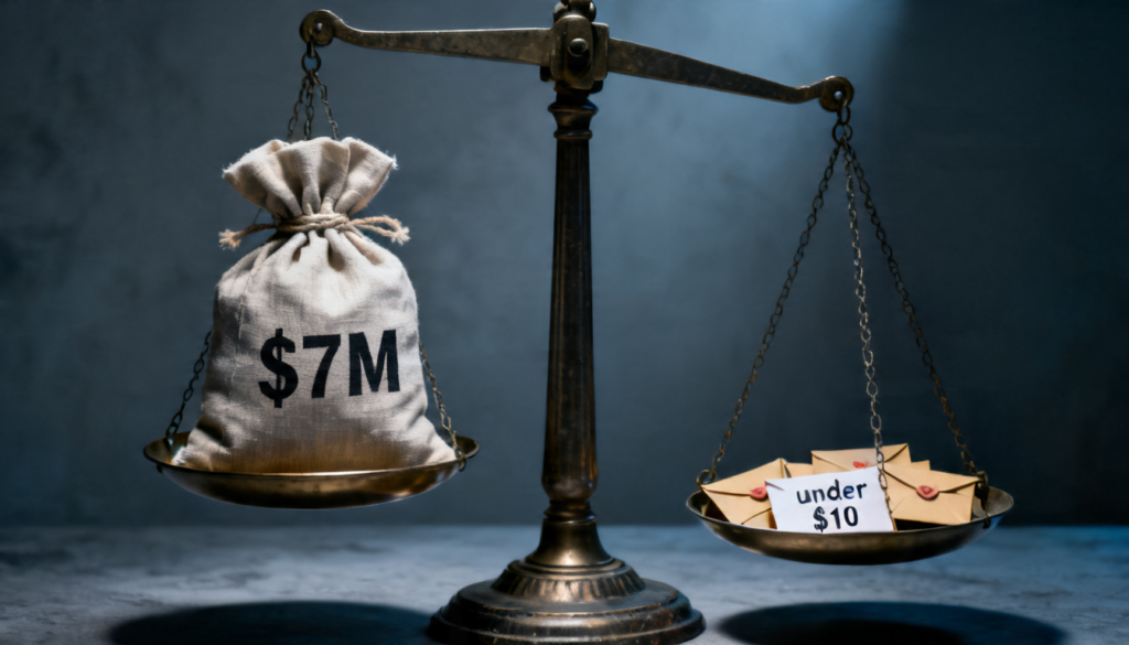 Scales of justice representing the outcome of the Aseltine v BANA class action settlement where Bank of America paid 21 million dollars but plaintiffs received minimal individual compensation