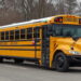 Yellow all-electric school buses from Cleveland Metropolitan School District roll out on their first routes April 6 2026 marking Ohio’s launch of the nation’s largest zero-emission electric school bus fleet for cleaner student transportation